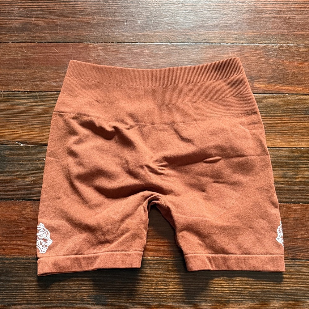 Darc Sport Rust Seamless High-Rise Bike Shorts